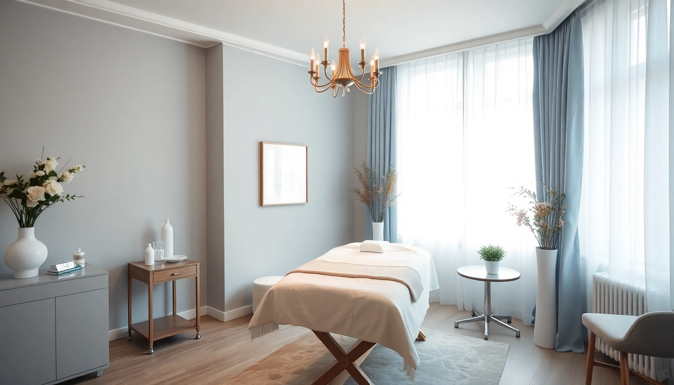 Experience rejuvenating Faltenbehandlung Zürich in a serene, professionally designed treatment room.