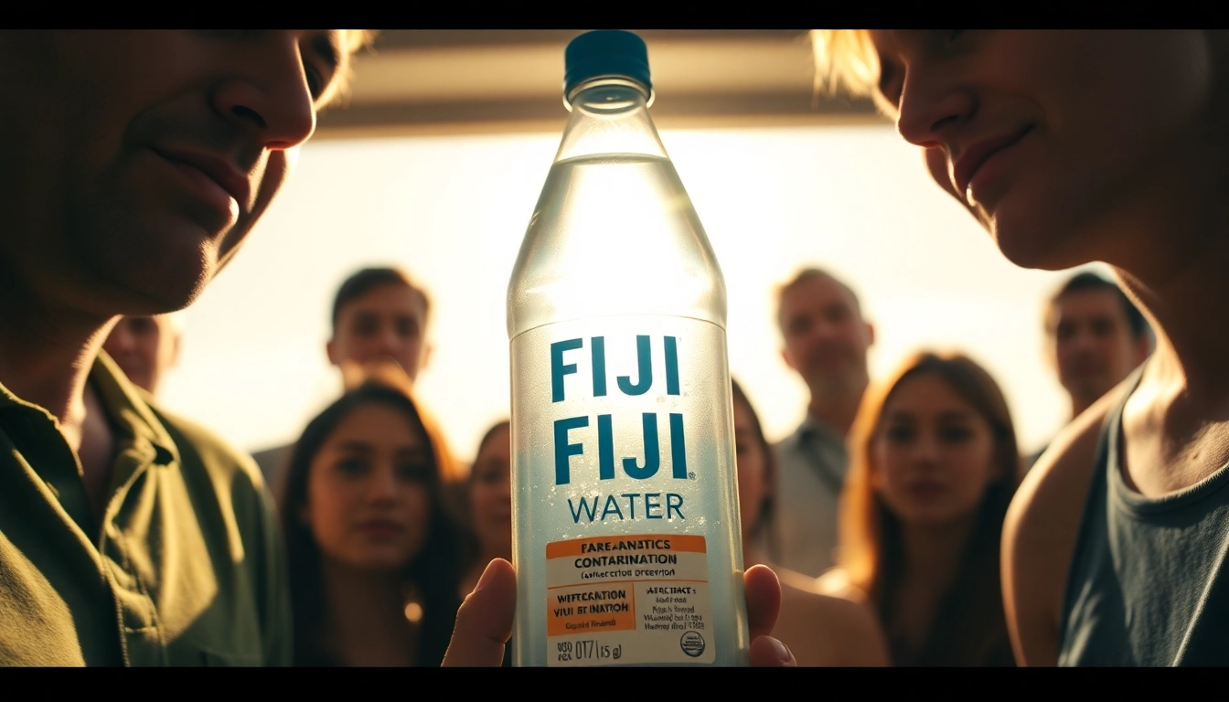 Fiji Water recall 2024 highlighted on a label, illustrating consumer concerns