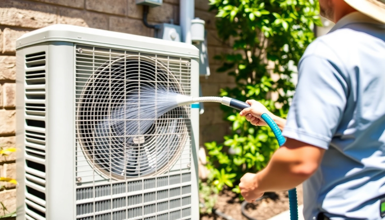 Learn how to clean ac condenser effectively by spraying water and removing dirt from the unit.