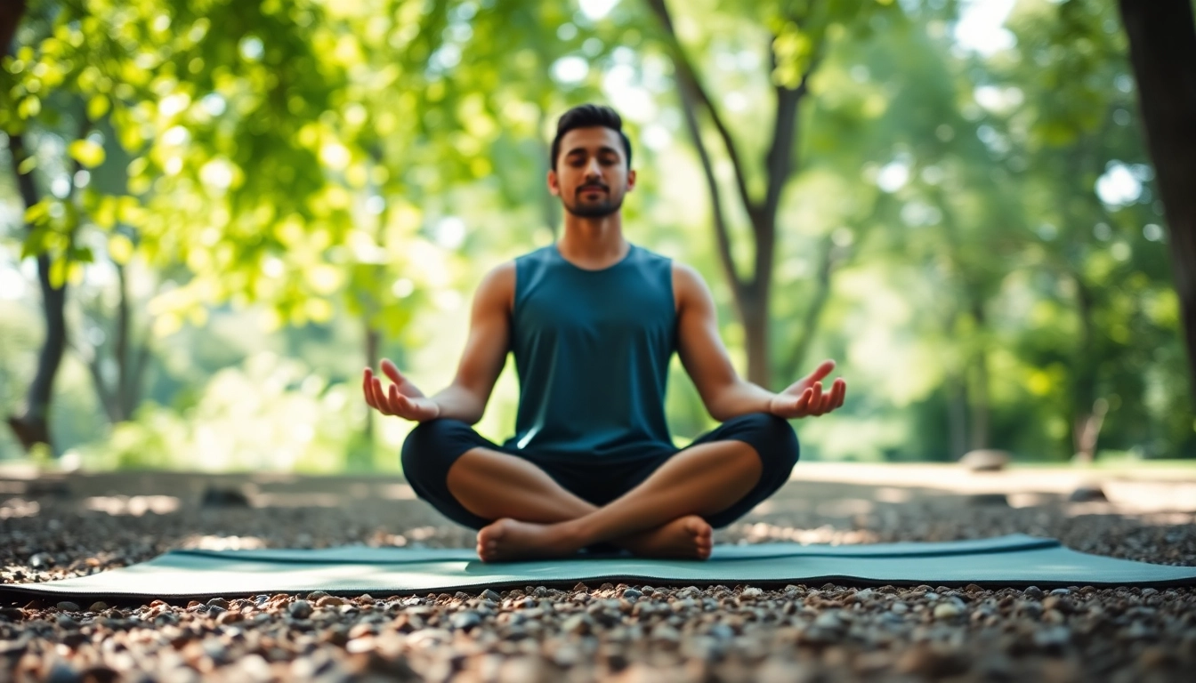 Meditating individual in nature, demonstrating effective techniques for dealing with stress.