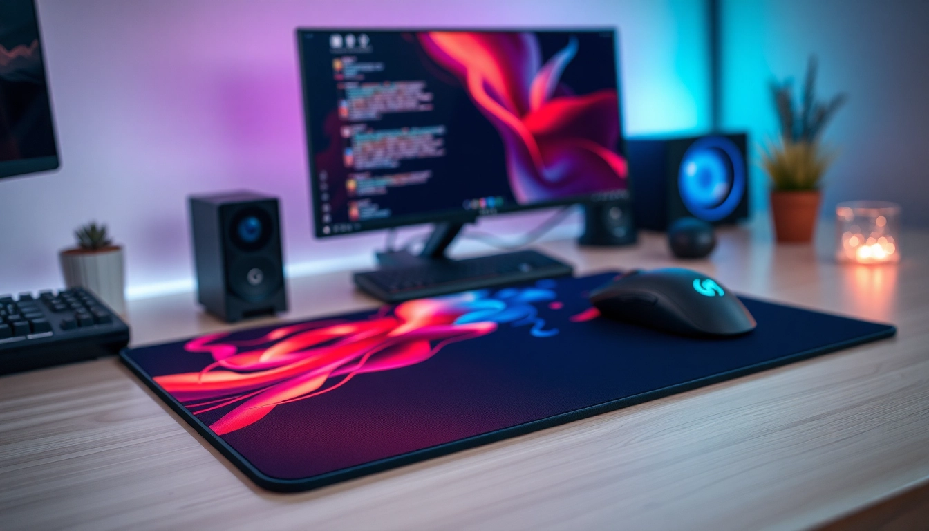 Customize your workspace with this vibrant 3D mouse pad featuring an anime design.