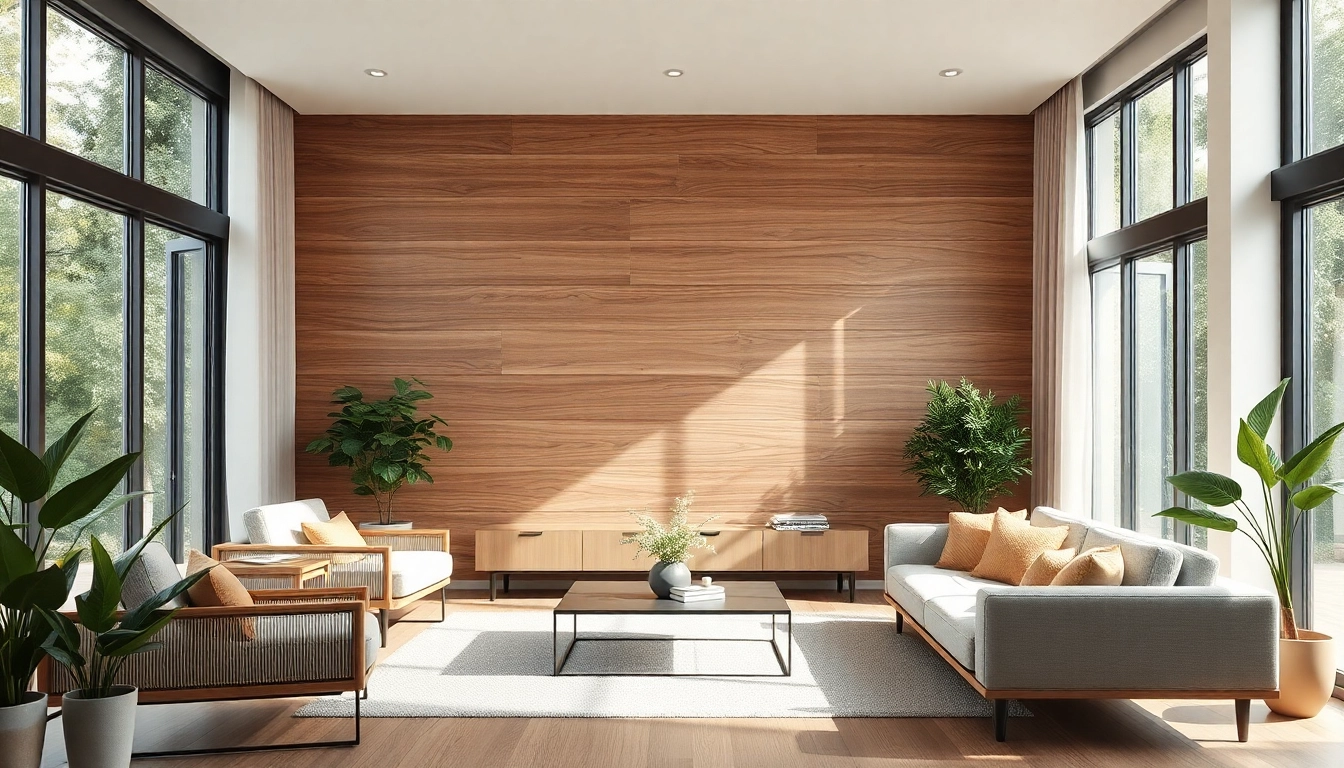 Transform your space with peel and stick wood paneling for a cozy, modern aesthetic.
