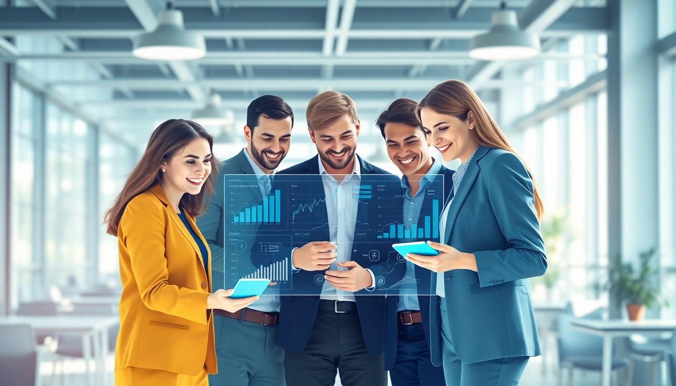 Visualize a team embracing the Single version of truth through collaborative data insights.