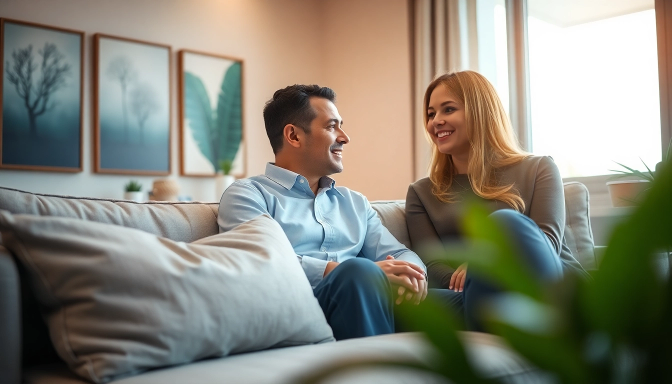 Engaging psychotherapy session in Dubai highlighting emotional connection and professional support.