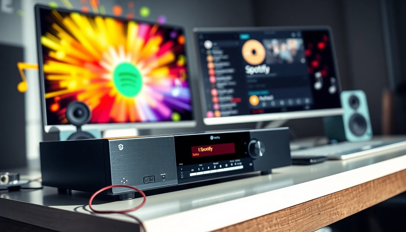 Engaging digital audio player on display, ideal for Spotify lovers at https://hardwareplayer.com.