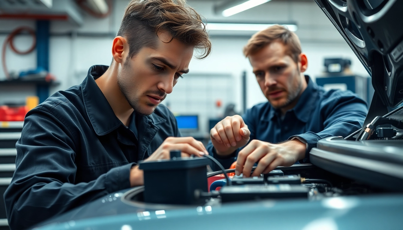 Uruchamianie akumulatora Tychy w warsztacie z doświadczonym mechanikiem.