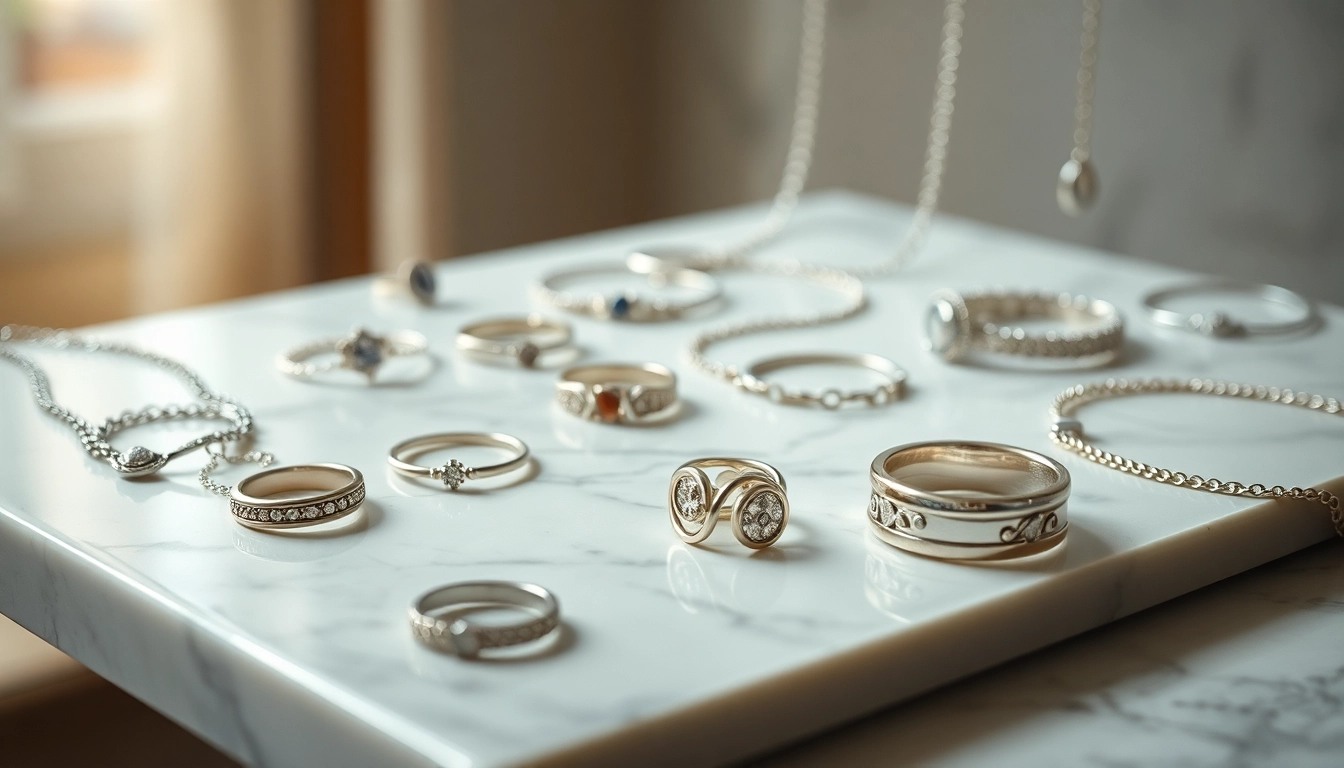 Shop stunning Silver jewelry, featuring intricate designs of rings, necklaces, and bracelets.
